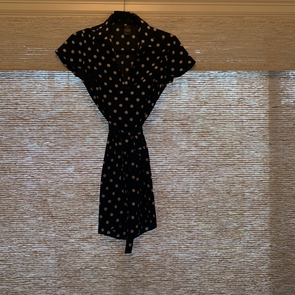 Ann taylor petite polkadot dress
